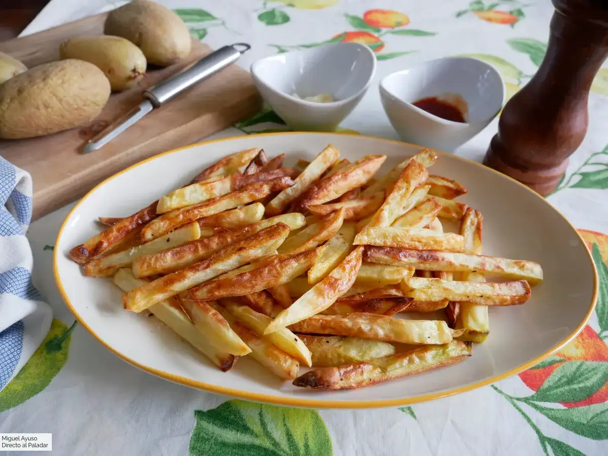 Cómo hacer patatas fritas en freidora de aire crujientes