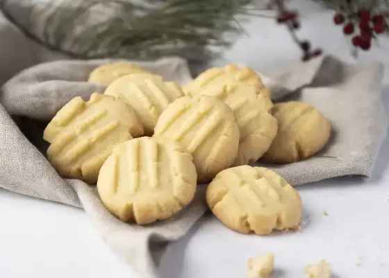 Galletas de mantequilla caseras, tiernas y crujientes